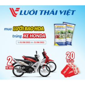 Mua lưới bao hoa - Trúng xe Honda